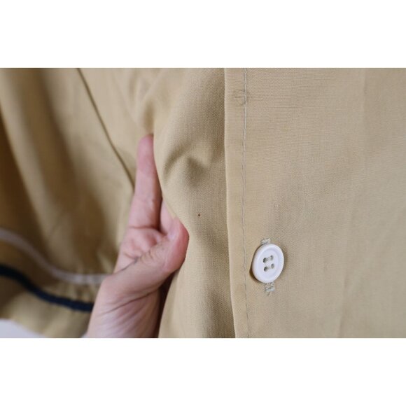 Vtg 70s Streetwear Mens XL Distressed Striped Collared Beach Button Shirt USA - Picture 4 of 13